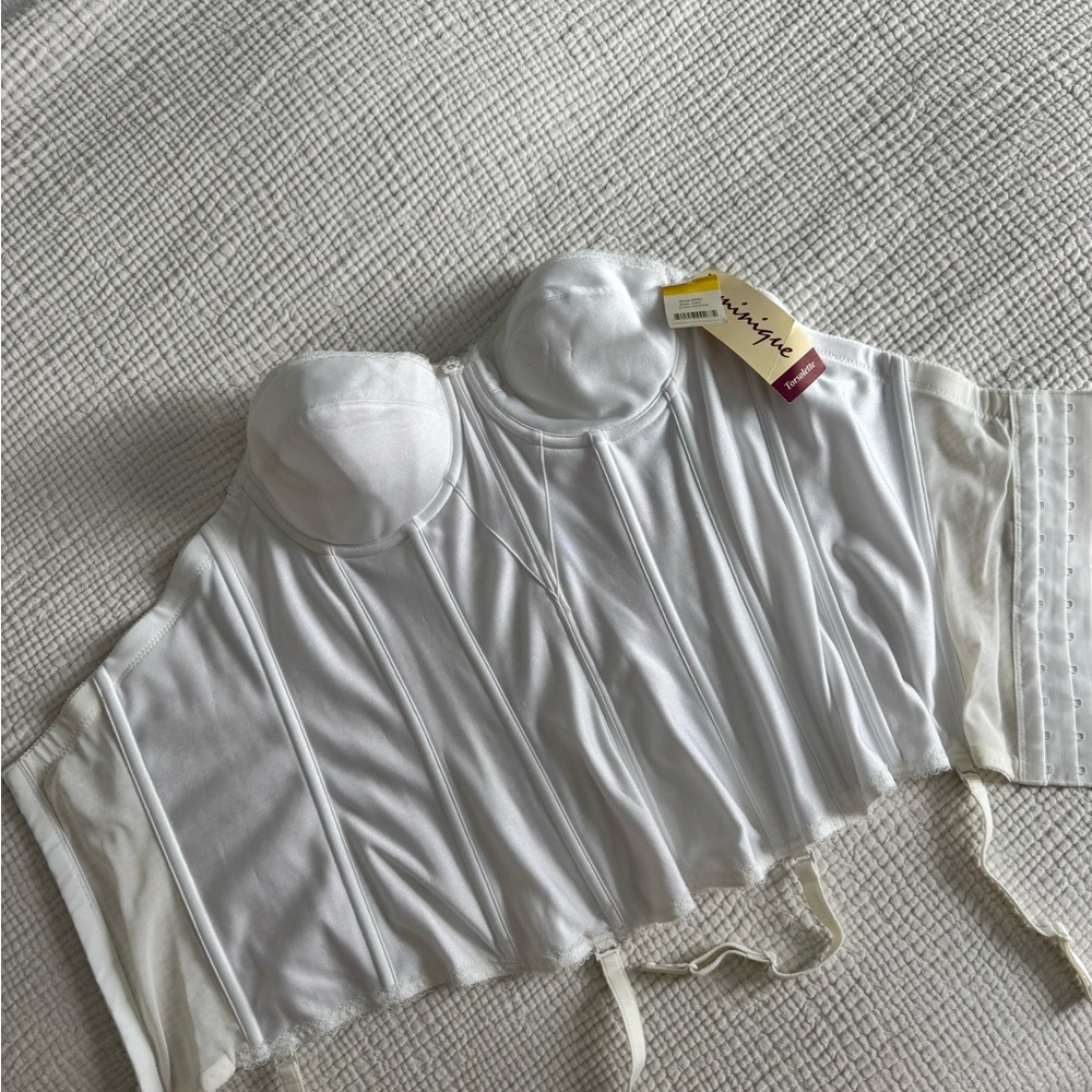 Vintage White Bustier Corset